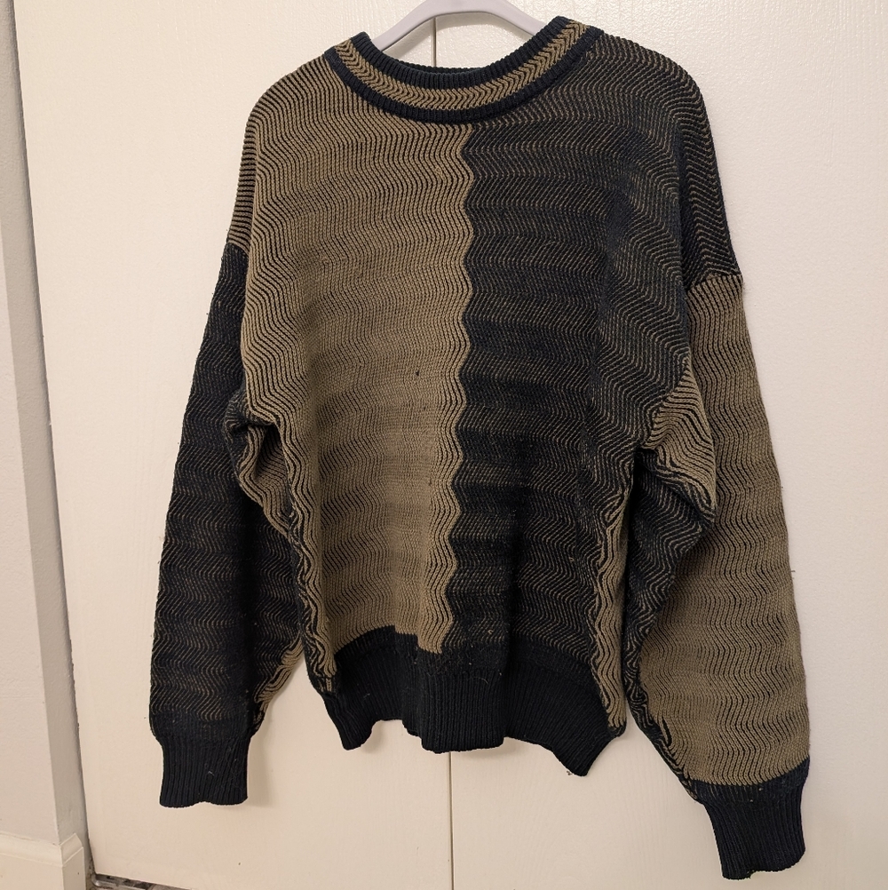 Vintage Men's Colorblock Sweater